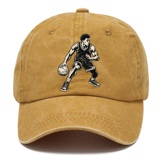 Basketball Low Crossover Global Sports Ink Figures Classic Cap – Golden Harvest
