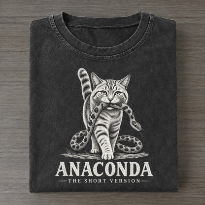 Anaconda Short Version Cats Vintage T-shirt – Black