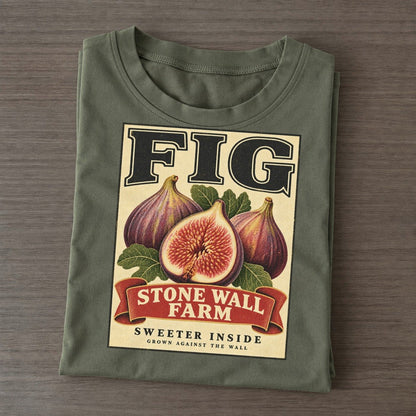 Fig Orchard Crate Classic T-shirt – Army Green