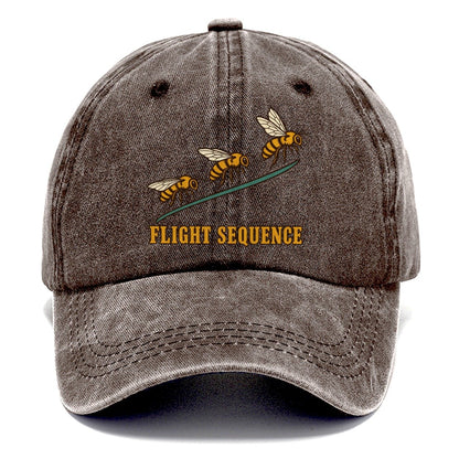 Bee Flight Sequence Beekeeping Classic Cap – Brown