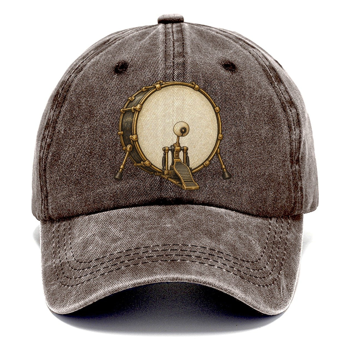Kick Drum Pedal Fan Favorites Classic Cap – Brown