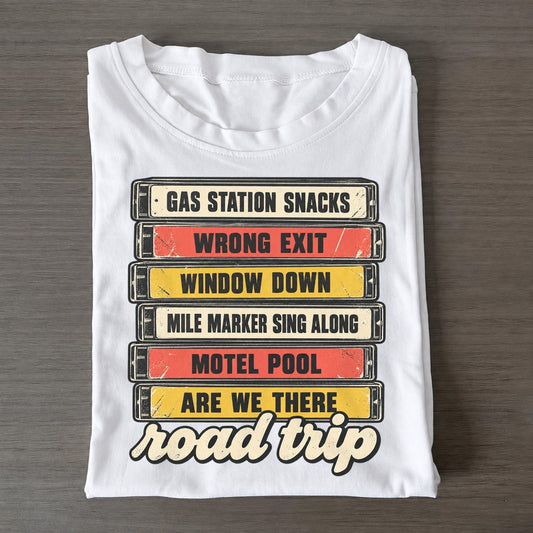 Road Trip Rewind Shelf Classic T-shirt – White