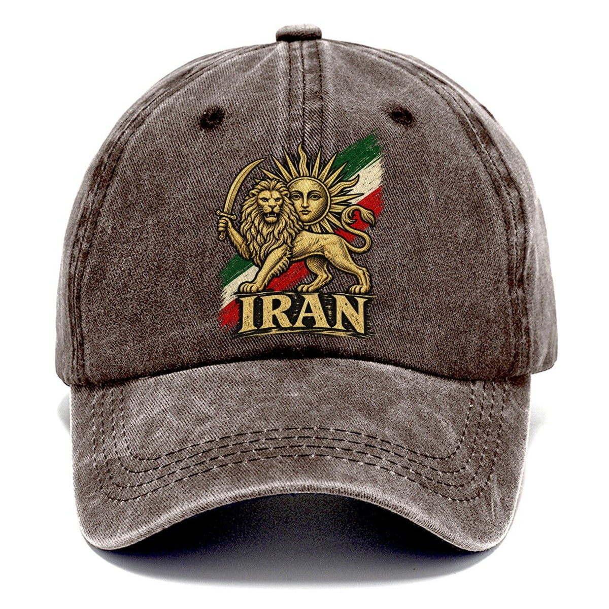 Iran Lion and Sun Classic Cap – Brown