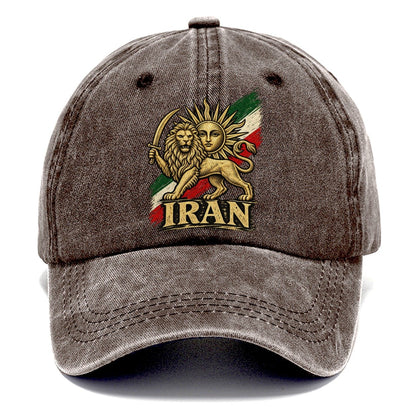 Iran Lion and Sun Classic Cap – Brown