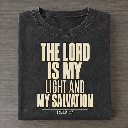 The Lord Is My Plain Gospel Vintage T-shirt – Black