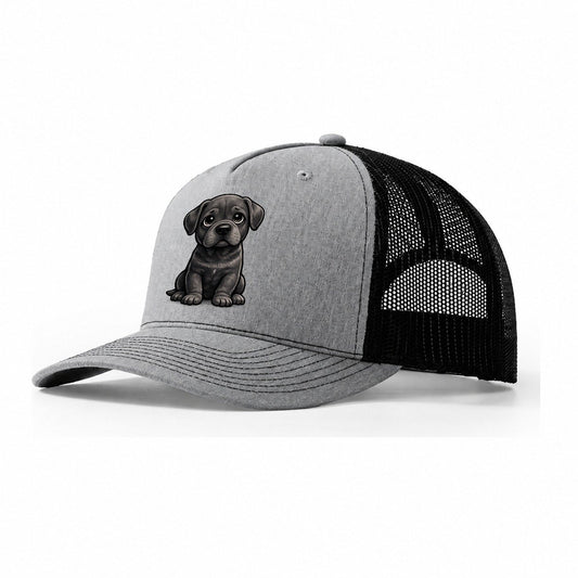 Cane Corso Sitting Sweetheart Trucker Hat – Sport Grey Black