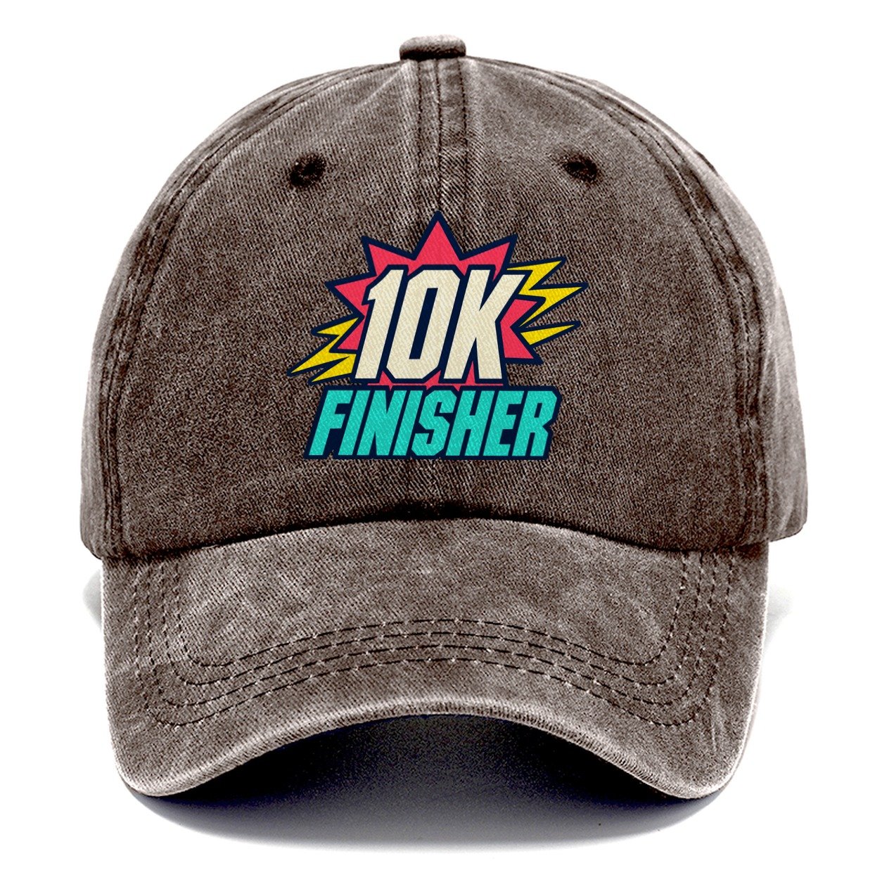 10K Finisher 90S Running Clubs Classic Cap – Brown