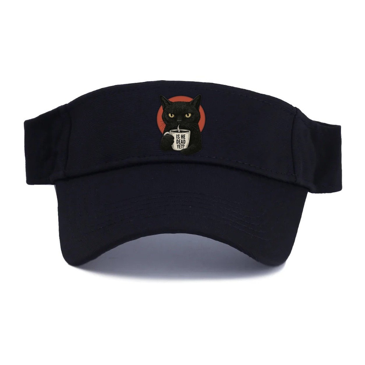 Is He Dead Yet Cat Visor – Black