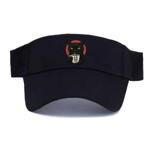 Is He Dead Yet Cat Visor – Black