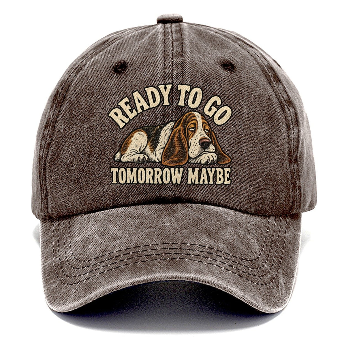 Basset Tomorrow Maybe Everyday Originals Classic Cap – Brown