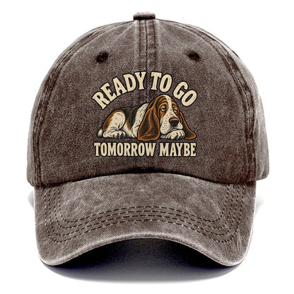 Basset Tomorrow Maybe Everyday Originals Classic Cap – Brown