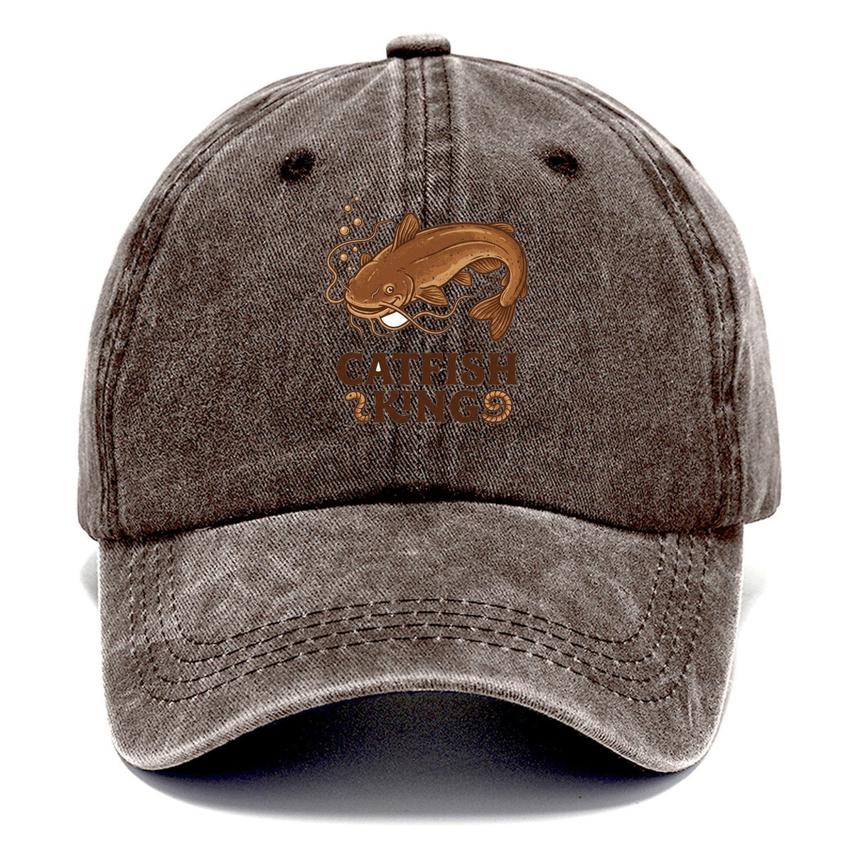 Catfish King Classic Cap – Brown