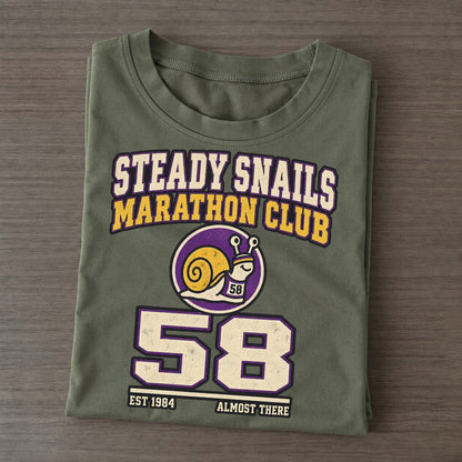 Snail Marathon Sunday Nobodies Classic T-shirt – Army Green