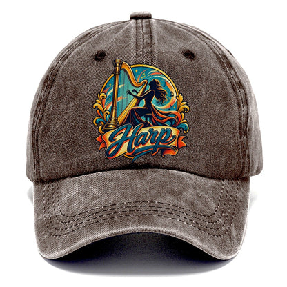 Harp Crest Music Instruments Classic Cap – Brown