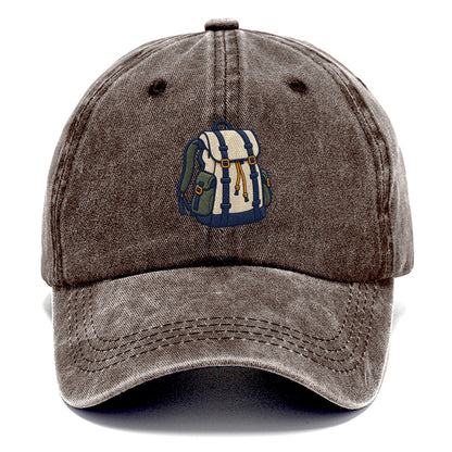 Hiking Backpack Tiny Solo Marks Classic Cap – Brown