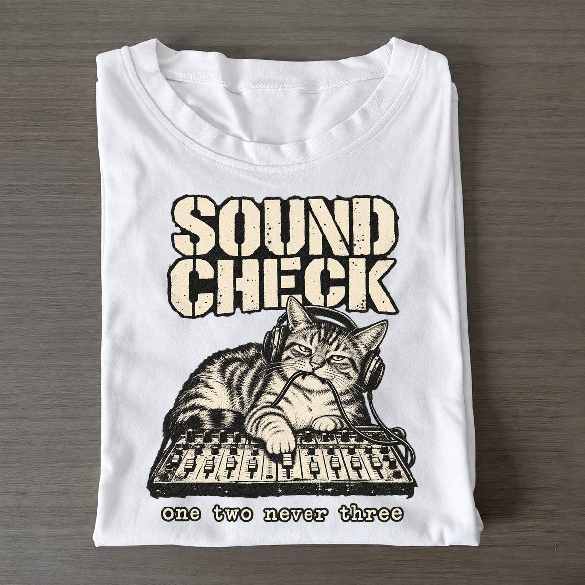 Sound Guy Alley Cat Records Classic T-shirt – White