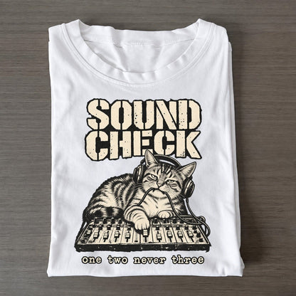 Sound Guy Alley Cat Records Classic T-shirt – White