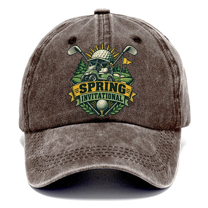 Spring Invitational Golf Life Classic Cap – Brown