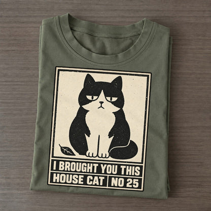 I Brought You This Neko Says No Classic T-shirt – Army Green