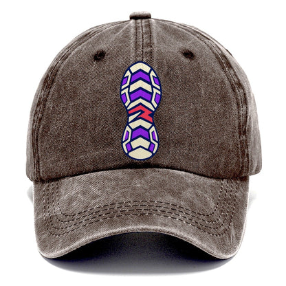 Chevron Sole 90S Running Clubs Classic Cap – Brown