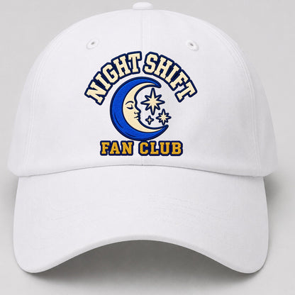 Night Shift Fan Club Baseball Cap – White