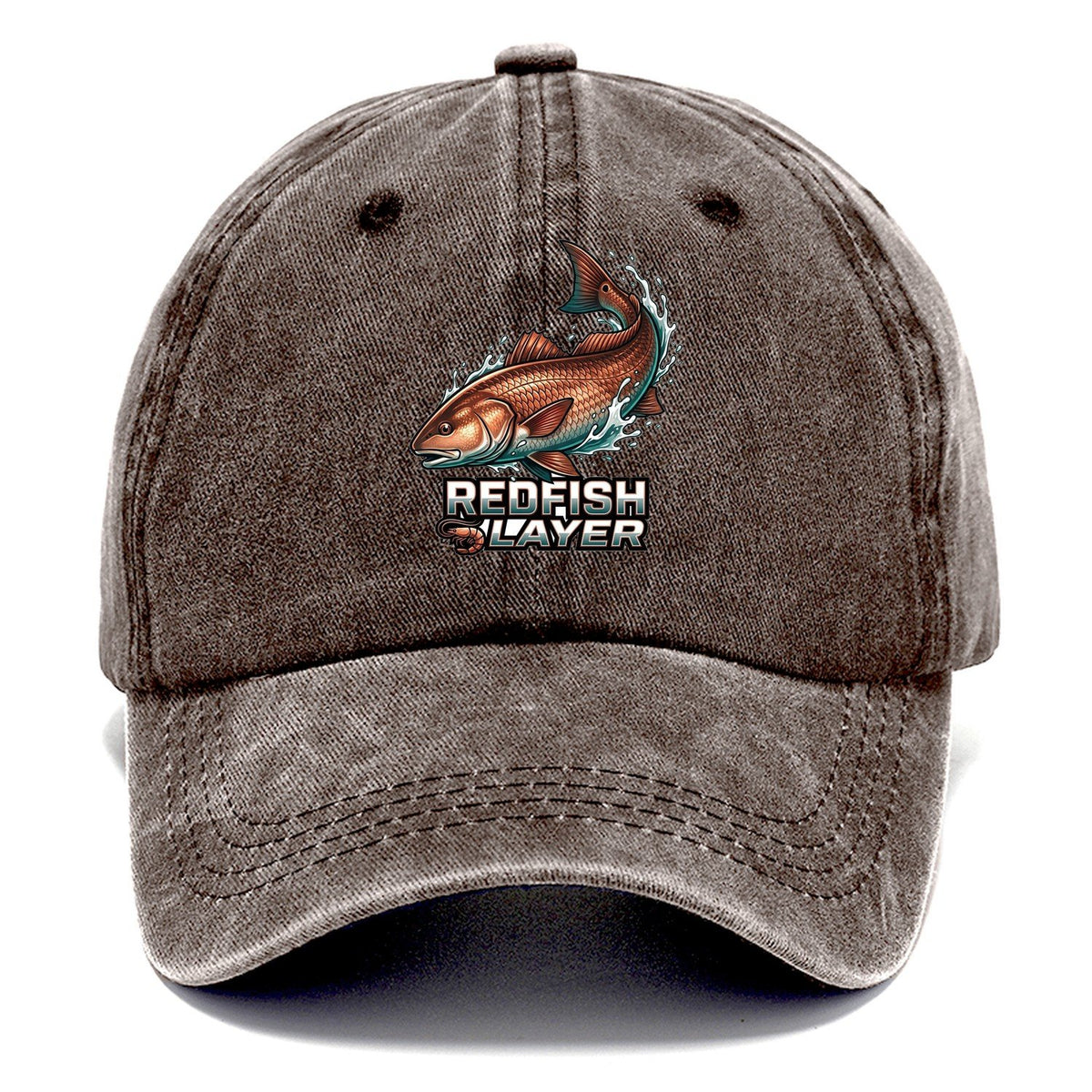 Redfish Layer Classic Cap – Brown