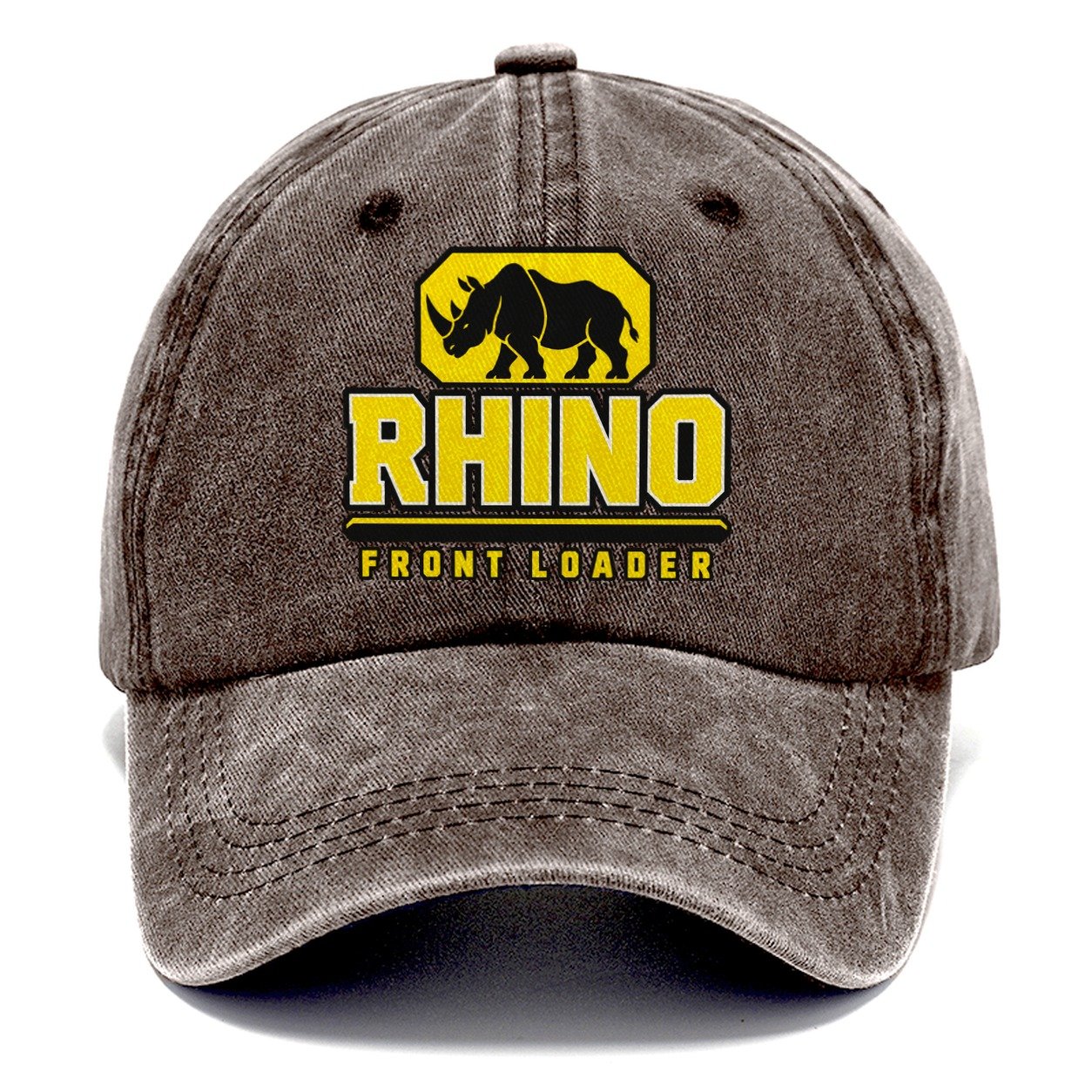 Rhino Front Loader Heavy Duty Classic Cap – Brown