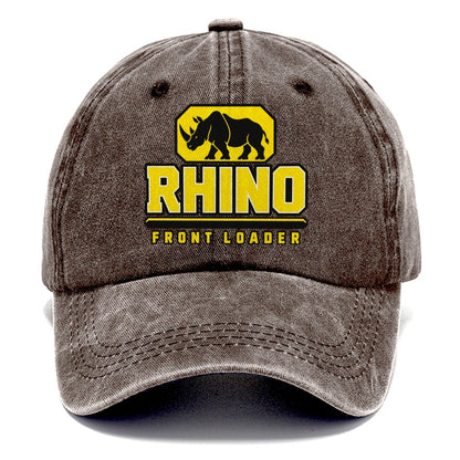 Rhino Front Loader Heavy Duty Classic Cap – Brown