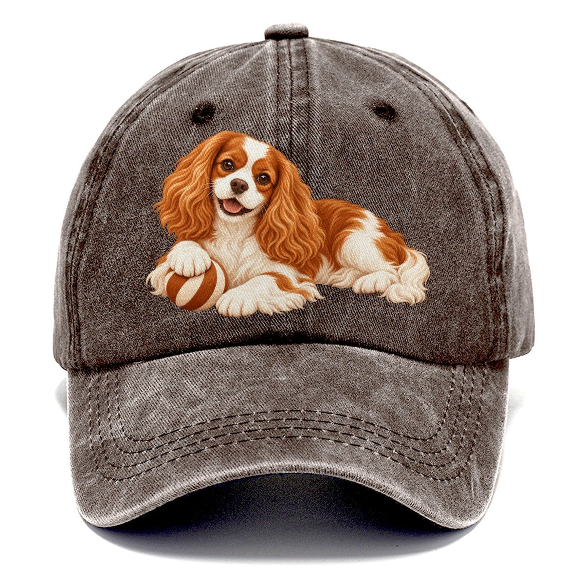 Cavalier King Charles Spaniel Resting Classic Cap – Brown