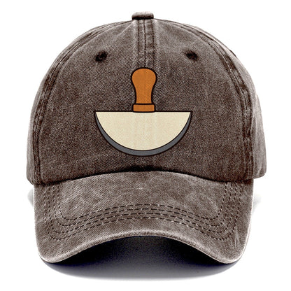 Round Knife Study Leathercraft Classic Cap – Brown