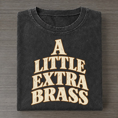 A Little Extra Brass Pastimes Companions Vintage T-shirt – Black