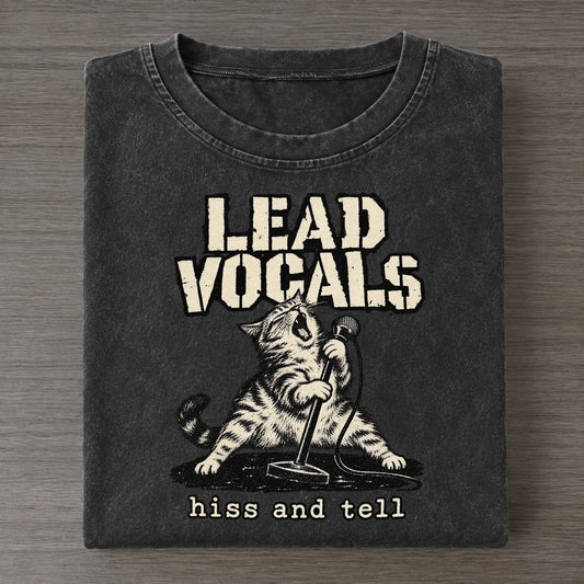 Frontcat Alley Cat Records Vintage T-shirt – Black