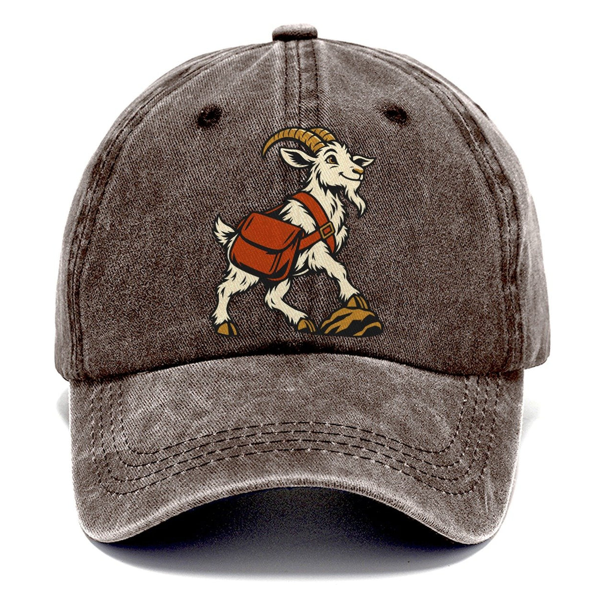 Goat Desert Postman Sundown Familiars Classic Cap – Brown