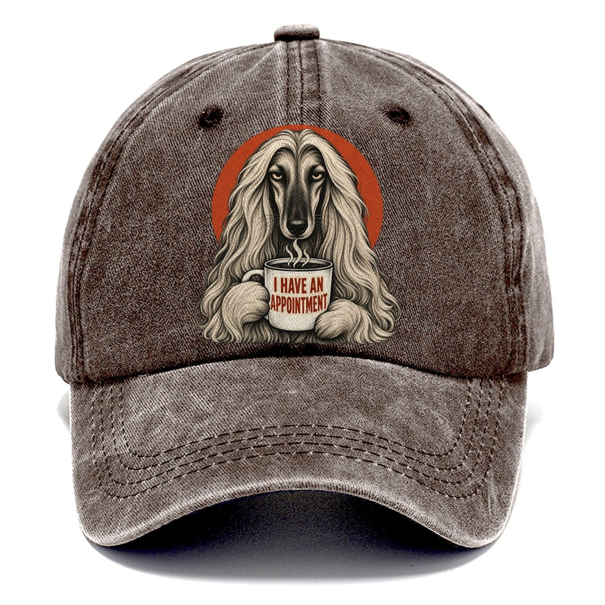 Afghan Hound Mug Truths Dog Mug Truths Classic Cap – Brown