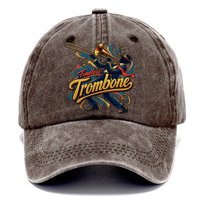 Timeless Trombone Music Instruments Classic Cap – Brown