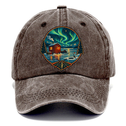 Northern Ice Shack Night Fishing Club Classic Cap – Brown