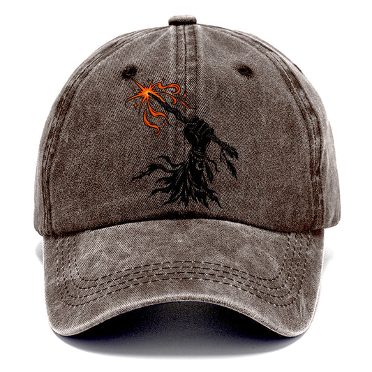 Witch Power Fist Witch Magic Classic Cap – Brown