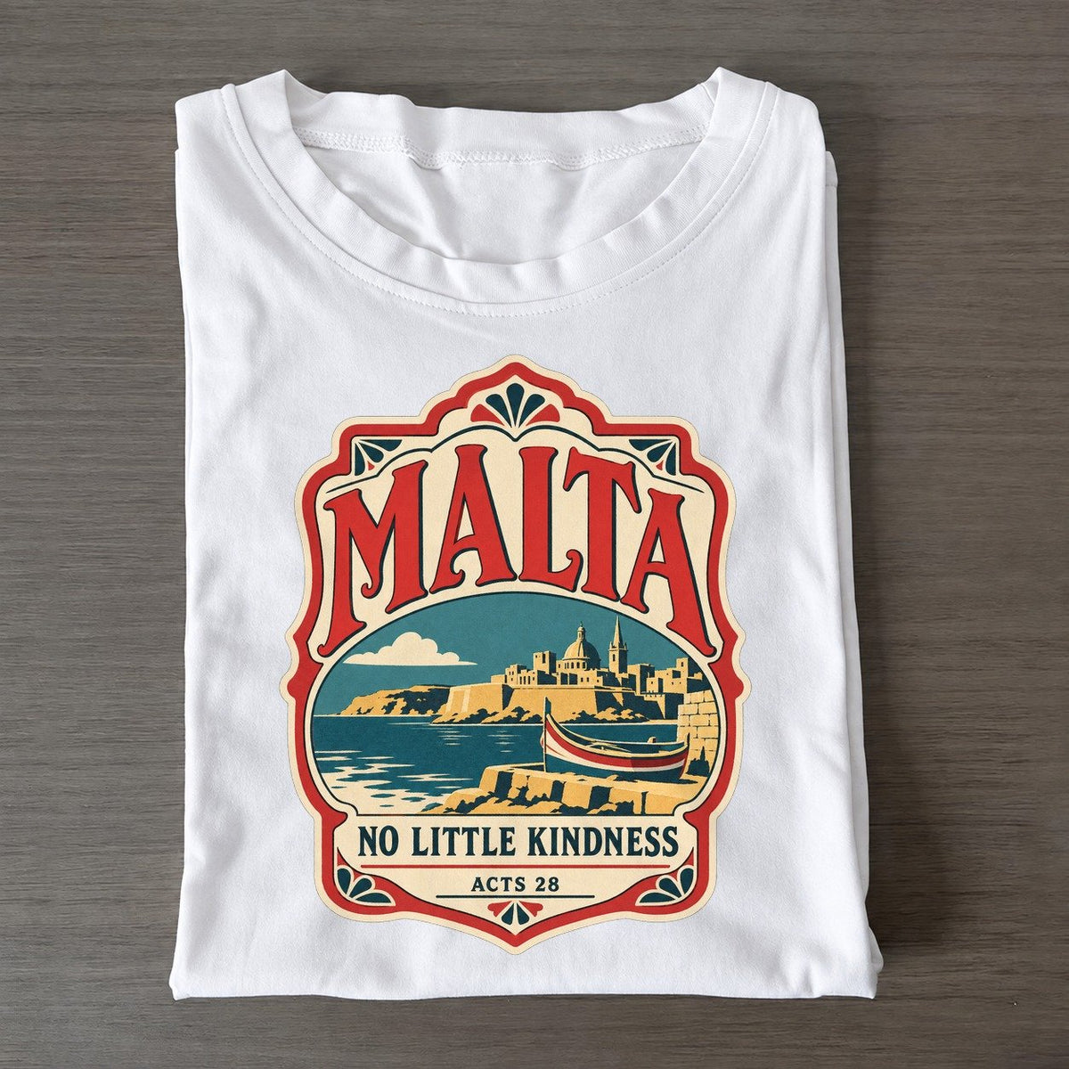 Malta The Baggage Room Classic T-shirt – White
