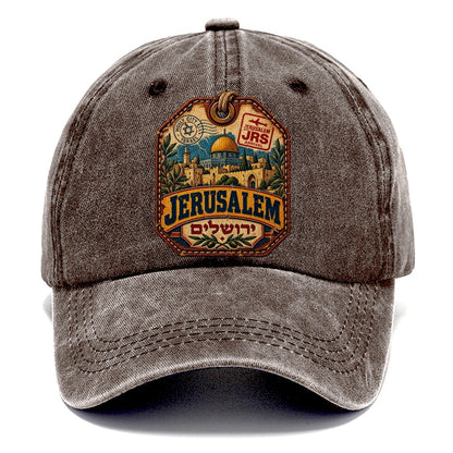 Jerusalem Luggage Label Jerusalem Classic Cap – Brown