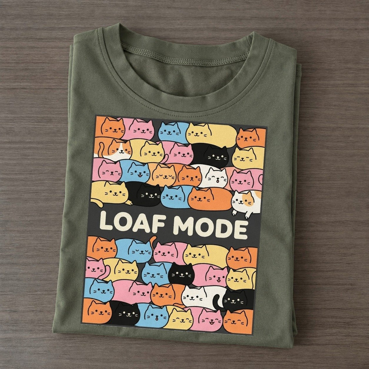 The Loaf Overcatted Classic T-shirt – Army Green