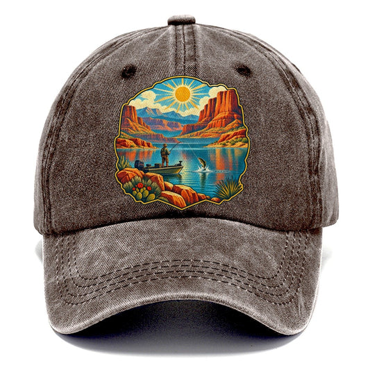 Desert Reservoir Noon Fishing Club Classic Cap – Brown