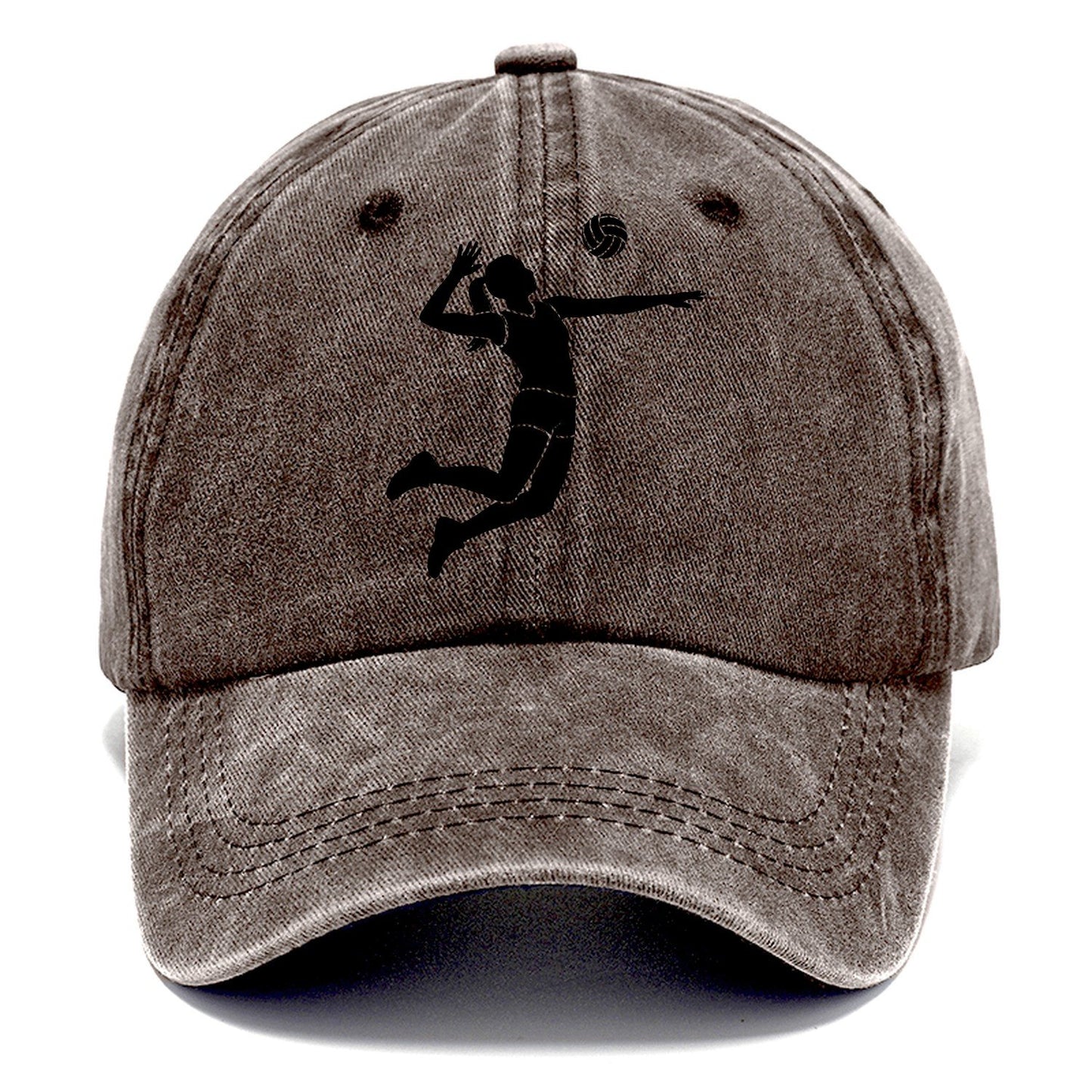 Volleyball Spike Classic Cap – Brown