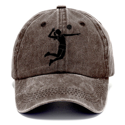 Volleyball Spike Classic Cap – Brown