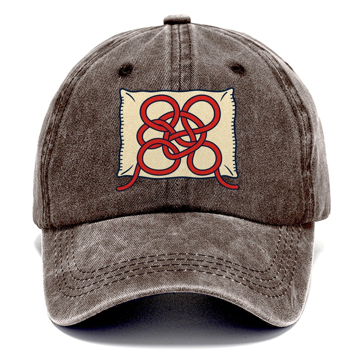 The Tangle And Needlework Classic Cap – Brown