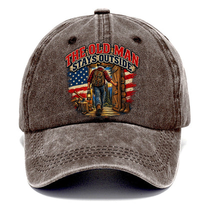 The Old Man Stays Outside Old Man Strong Classic Cap – Brown