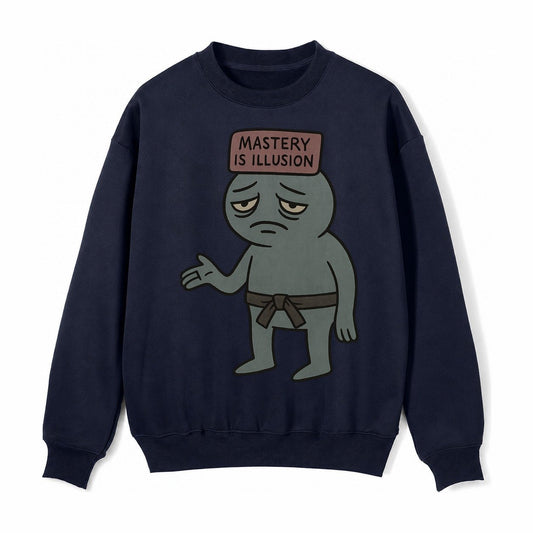 Black Pug Charming Companion Fleece Sweatshirt – Navy Blue