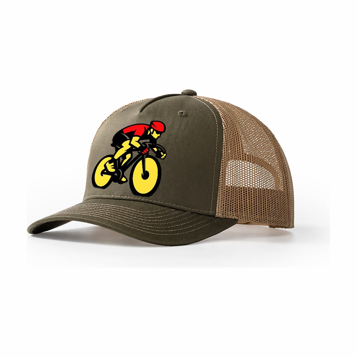 Speed Demon Cyclist 7b5bcfad0e41 1770676551100 Trucker Hat – Olive-Khaki
