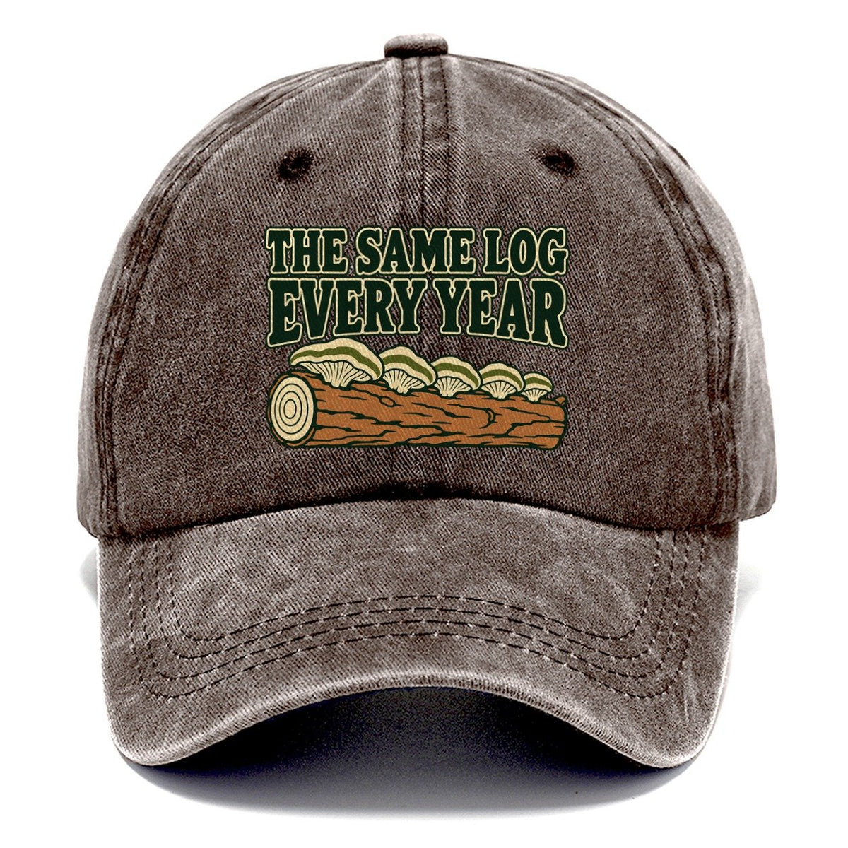 The Same Log Every Year Foraging And Mycology Classic Cap – Brown