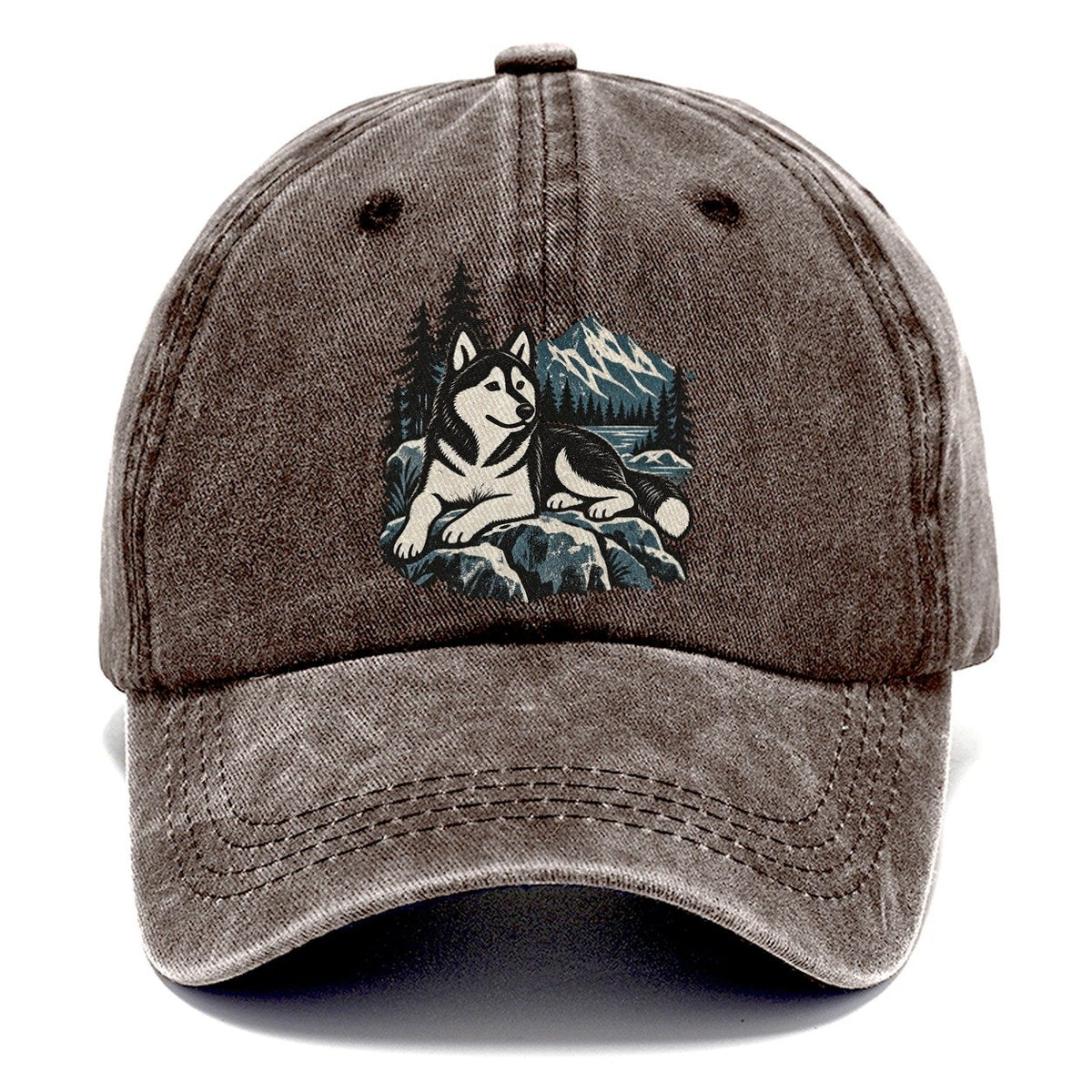 Husky Mountain Lake Classic Cap – Brown