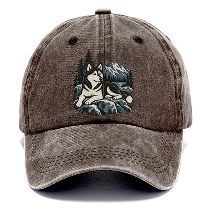 Husky Mountain Lake Classic Cap – Brown
